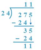 division by two digit numbers