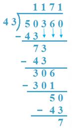 division by two digit numbers