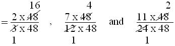 Examples on Conversion of Fractions