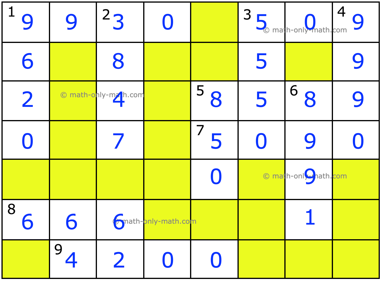 Expanded Form and Short Form of a Number Puzzle Answer