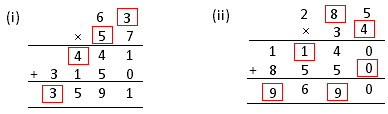 Find out the missing digits answer