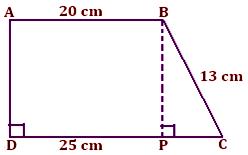 find the area of trapezium