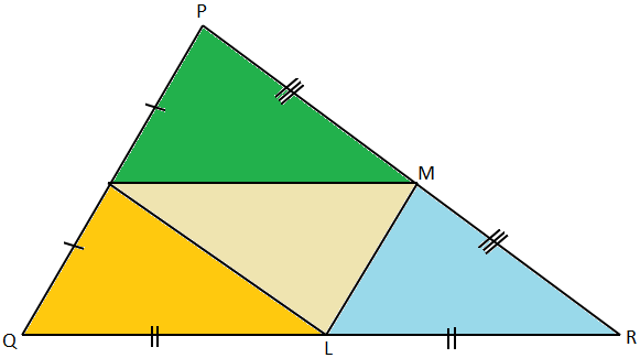 Four Triangles which are Congruent to One Another