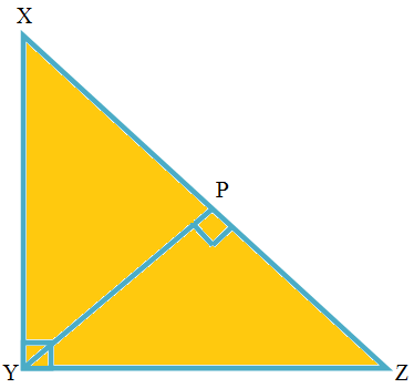 Greater segment of the Hypotenuse is Equal to the Smaller Side of the Triangle