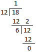 H.C.F. by Division Method