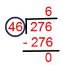 H.C.F. of 276 and 46