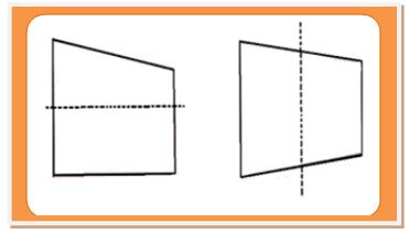 Horizontal and Vertical Lines of Symmetry