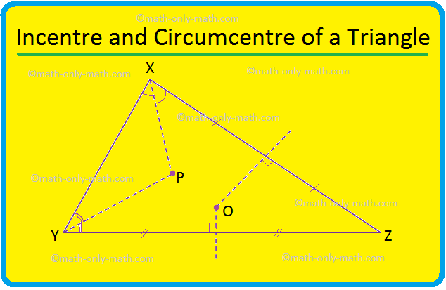 Incentre and Circumcentre of a Triangle