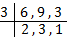 L.C.M. of 3, 6 and 9