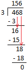 Long Division Method with Regrouping and without Remainder