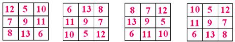 Magic Square Math