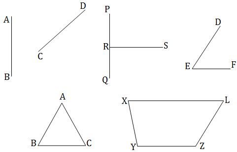 We will discuss here about points and line segment. We know when two lines meet we get a point. When two points on a plane surface are joined, a straight line segment is obtained.