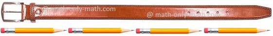 Measurement of Belt using Pencil