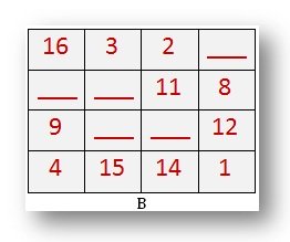 Missing Numbers Magic Square