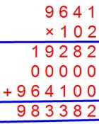 Multiply Decimal and Decimal Numbers