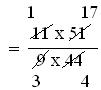 Multiplication of Rational Numbers