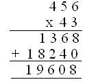 Multiply 3-digit by 2-digit Numbers