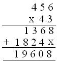 Multiply 3-digit by 2-digit Numbers
