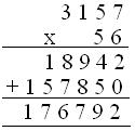 Multiply 4-digit by 2-digit Numbers