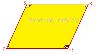 Pair of Opposite Angles are Equal