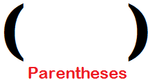 Parentheses