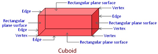 Parts of a Cuboid