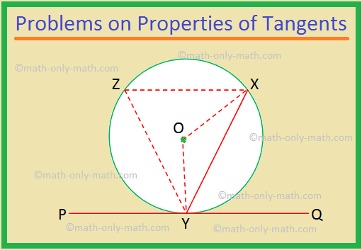 Problems on Properties of Tangents
