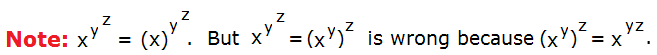 Properties of Exponents.