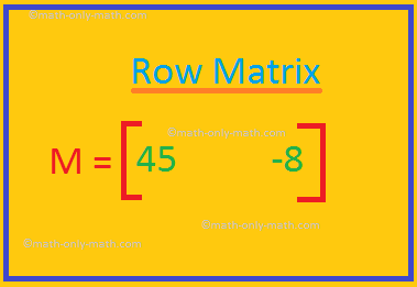 Row Matrix