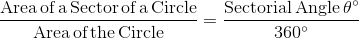 Area and Perimeter of a Sector of a Circle