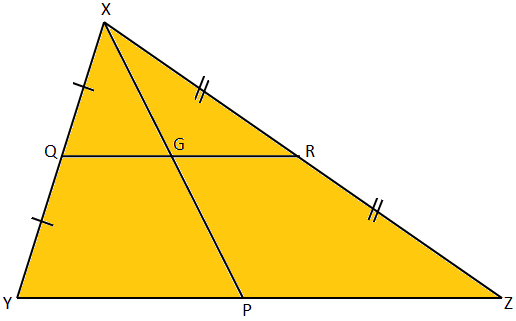 Straight Line Drawn from the Vertex of a Triangle to the Base
