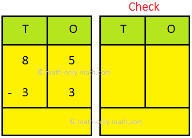 Subtract and Check Answer