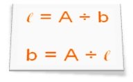 To find Length or Breadth when Area of a Rectangle is given