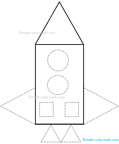 Trace and Color the Rocket Trace and Color the Rocket