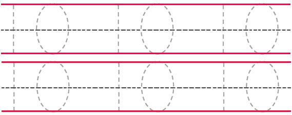 Trace the number 10