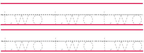 Trace the numbers in words