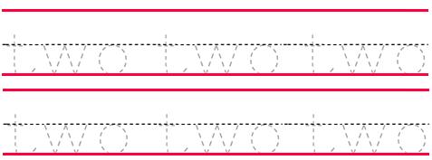 Trace the numbers in words