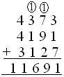 Word Problems on Addition