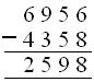 Word Problems on Subtraction