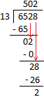 Worksheet on Division with Remainder