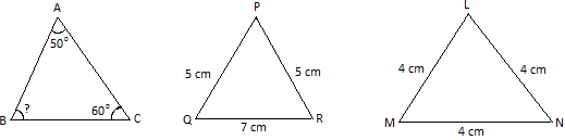 Worksheet on Properties of Triangle
