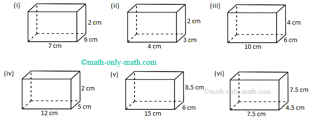 calculate the volume of a cuboid worksheet